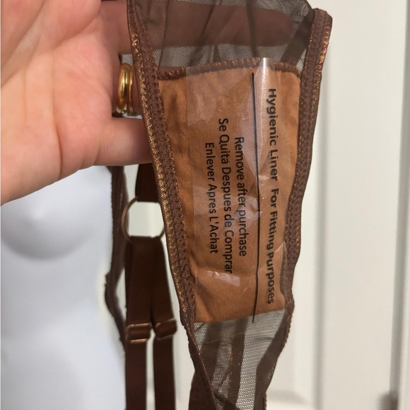 Dollskill Forplay brown metallic two pieces lingerie set - Picture 6 of 10